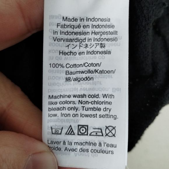 Madewell Texture and Thread Tiered Sleeve Black Top Size Small - Picture 8 of 9